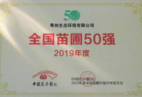 2019年都全國苗圃50強